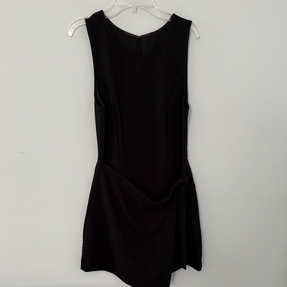 Sleek Black Sleeveless Jumpsuit Romper